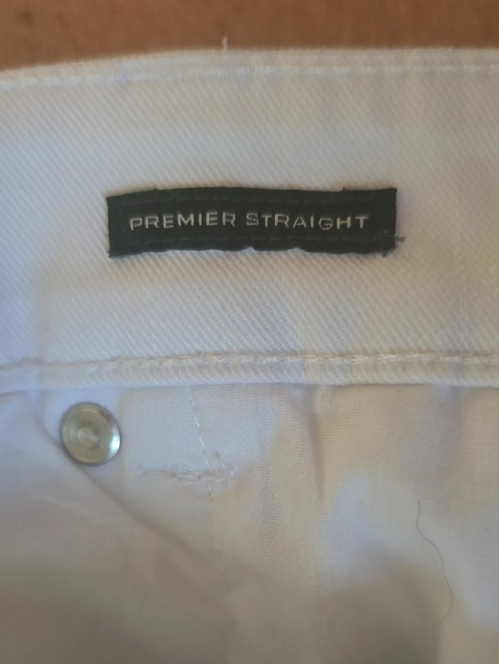 NWtT Ralph Lauren White Straight-Leg Premiete Jeans, Size 14 - Picture 7 of 7